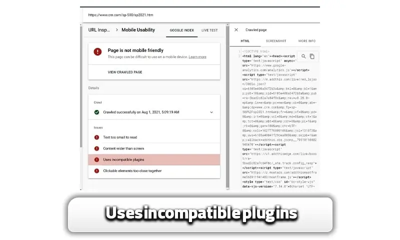 Uses incompatible plugins