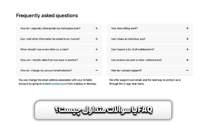 FAQ یا سوالات متداول چیست؟